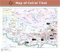 map of central Tibet