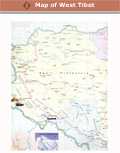 map of western Tibet